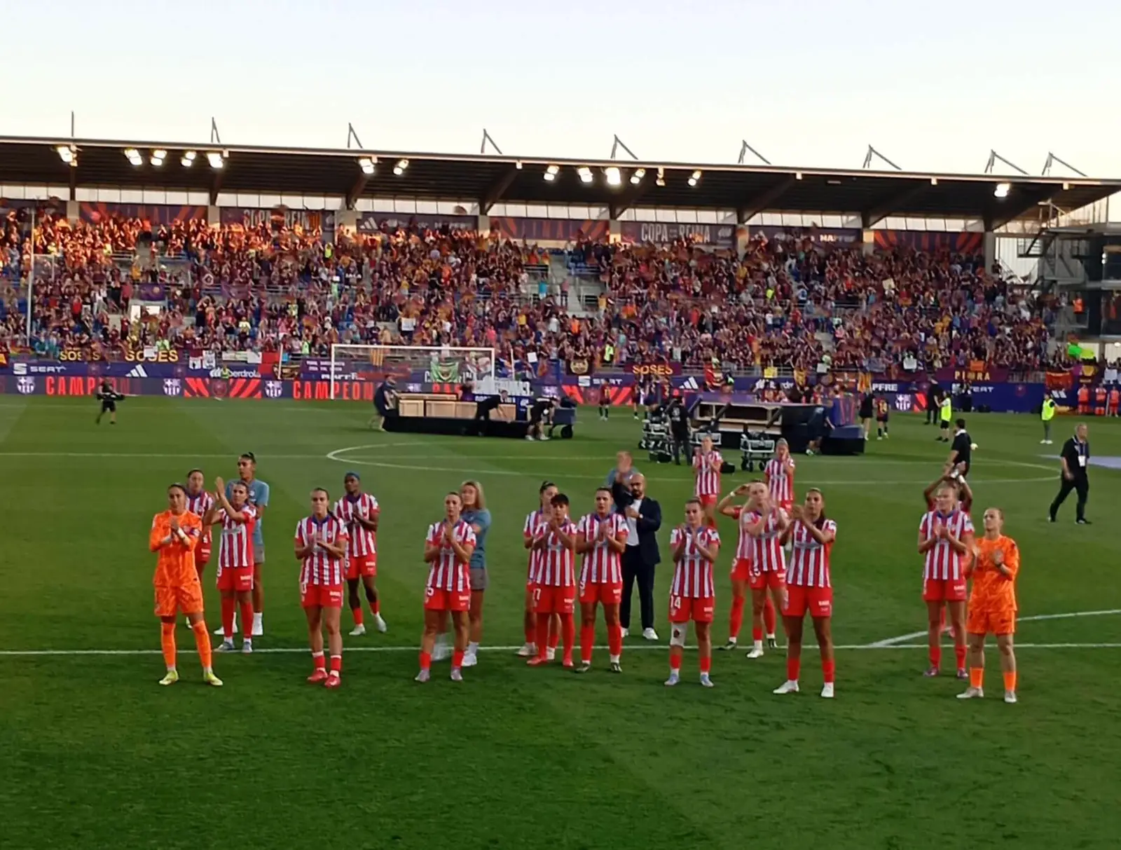 CON EL ATLETI FEMENINO A HUESCA